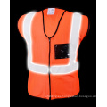 Chaleco de seguridad Hi-viz naranja chaleco reflectante